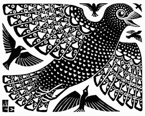 escher-bird-paint-by-numbers