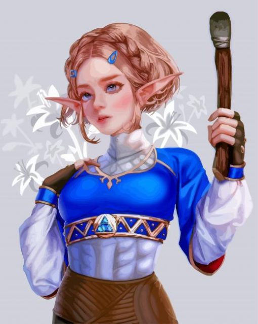 princess-zelda-paint-by-number