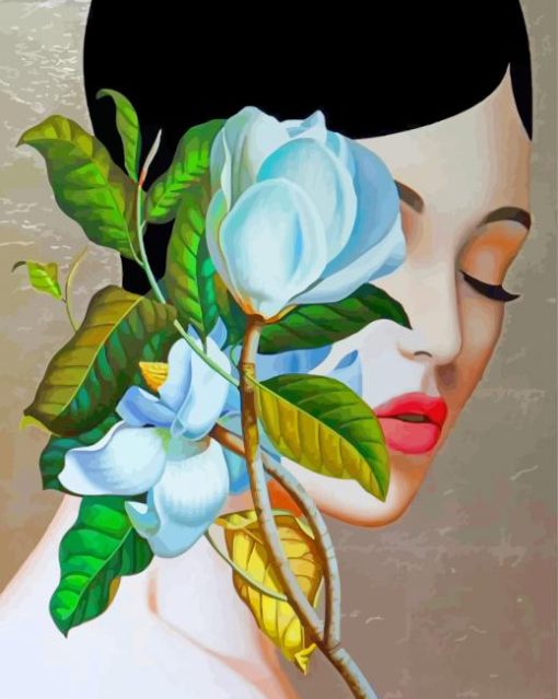 woman-and-flowers-paint-by-number