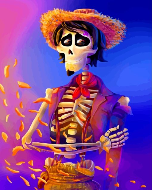 Coco Hector Skull Paint by numbers