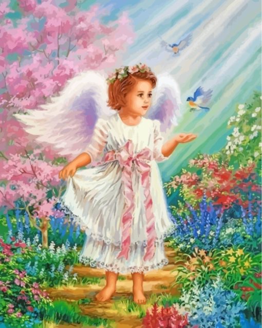 angel-little-girl-paint-by-numbers