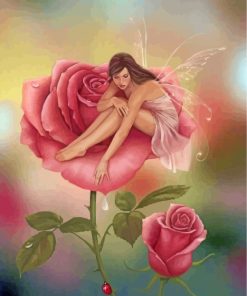 fairy-and-pink-rose-paint-by-numbers