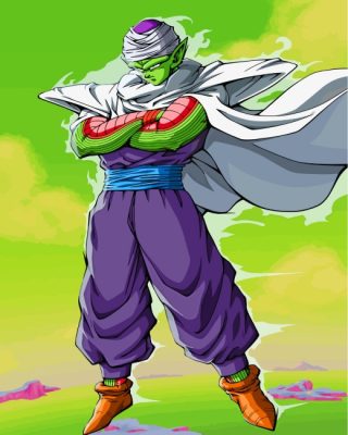 Piccolo Dragon Ball Z Paint by numbers