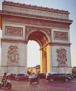 Arc-de-Triomphe-paris-paint-by-numbers