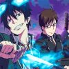 Blue Exorcist Rin Okumura And Yukio Okumura Paint by numbers