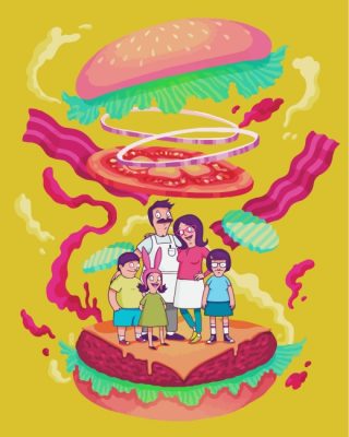 Bobs Burgers Art Paint By Numbers
