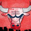 Chicago Bulls Logo Paint by numbers