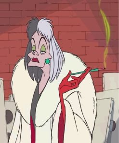 Disney Cruella Paint by numbers