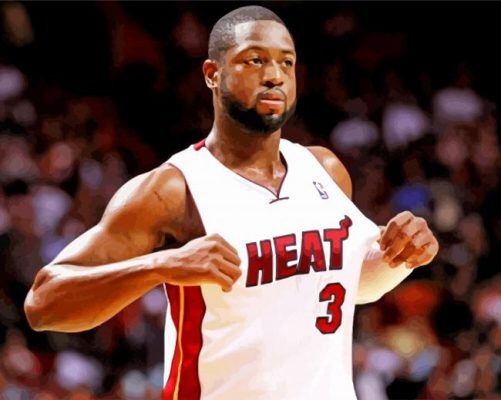 Dwyane Wade Paint by numbers