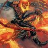 Ghost Rider Marvel Art Paint by numbers