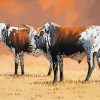 Nguni Cows Paint by numbers