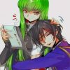 Cc And Lelouch Paint by numbers