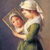 girl-looking-in-the-mirror-Élisabeth-Vigée-Le-Brun-paint-by-numbers