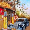 Filling Station Paint by numbers