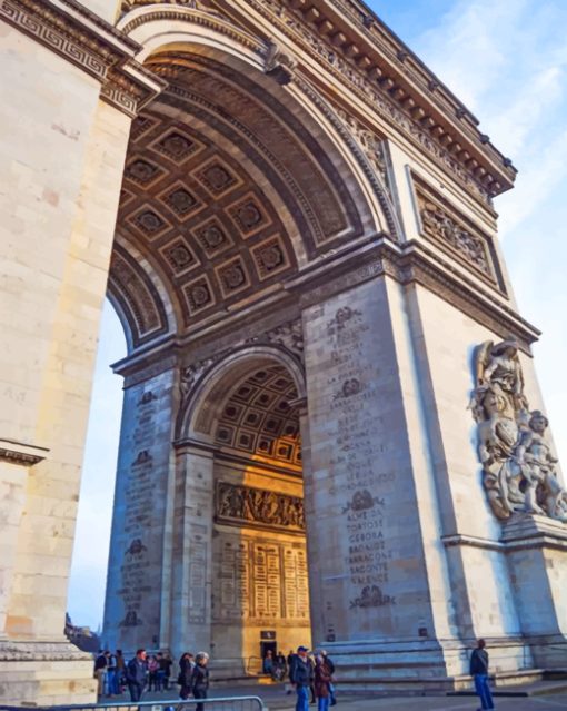 paris-Arc-de-Triomphe-paint-by-numbers