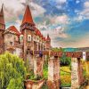 Romania Hunyad Castle Paint by numbers