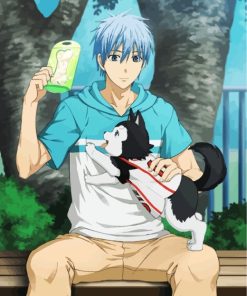 Tetsuya Kuroko And His Puppy Paint by numbers