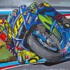 Valentino Rossi Driver Paint by numbers