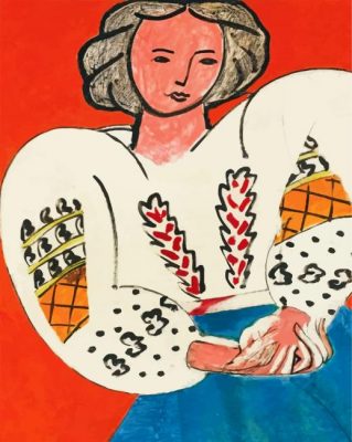 The Romanian Blouse Painting By Numbers