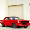 1966 Red Classic Mustang Paint By Numbers