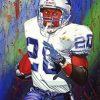 Barry Sanders Player Art Paint By Numbers