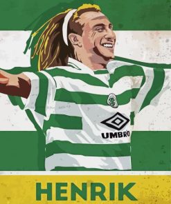 Henrik Larsson Poster Paint By Numbers