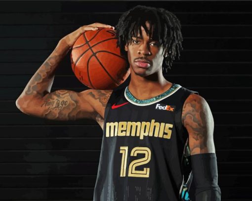 Ja Morant Paint By Numbers