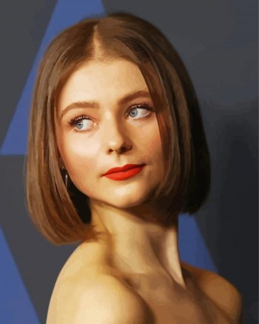 Thomasin McKenzie With Short Hair Paint By Numbers