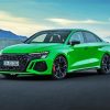 Green Audi RS3 Paint By Numbers