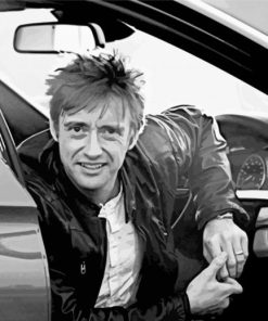 Richard Hammond Black And White Paint By Numbers