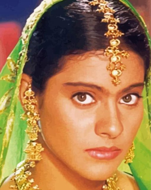 The Actress Kajol Paint By Numbers