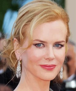 The Actress Nicole Kidman Paint By Numbers