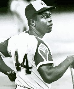 Vintage Hank Aaron Paint By Numbers