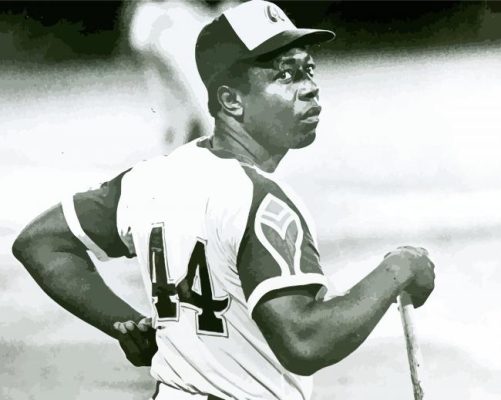 Vintage Hank Aaron Paint By Numbers