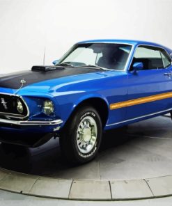 1969 Ford Mustang Mach Paint By Numbers