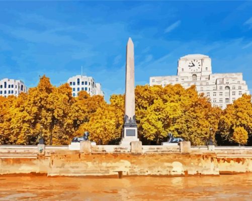 Cleopatras Needle Historical Landmark Paint By Numbers