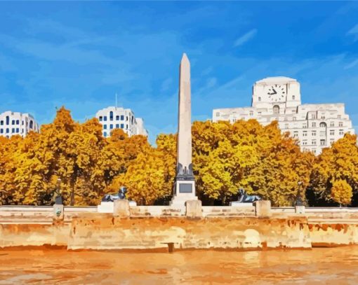 Cleopatras Needle Historical Landmark Paint By Numbers