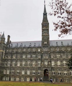 Georgetown University Building Paint By Numbers