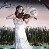 Girl Playing Violin In Moonlight Paint By Numbers