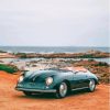 Green Cabriolet Porsche 356 Paint By Numbers