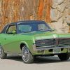 Green Mercury Cougar Classic Car Paint By Numbers