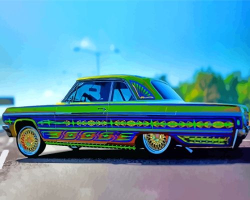 Lowrider Classic Car Paint By Numbers