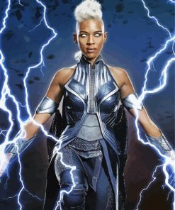 Marvel Comics Storm Hero X Men Paint By Numbers