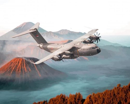 Military A400M Atlas Aircraft Paint By Numbers