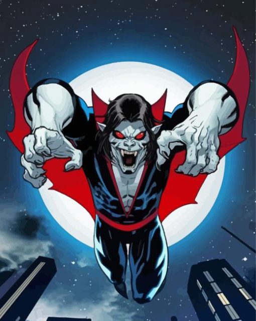 Morbius Vampire Paint By Numbers