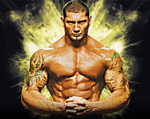 The Actor Dave Bautista Paint By Numbers