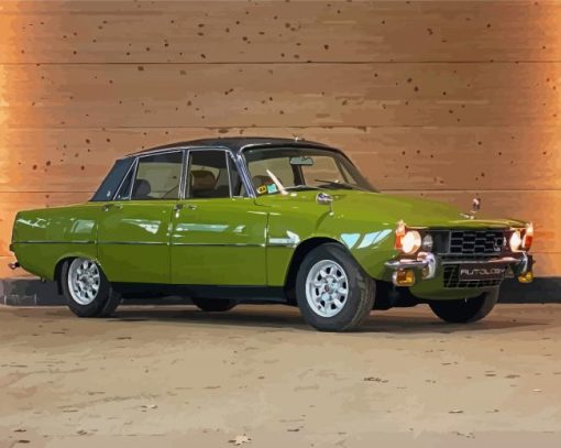 The Rover P6 Car Paint By Numbers