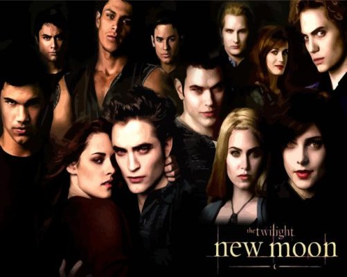 The Twilight New Moon Film Characters Paint By Numbers