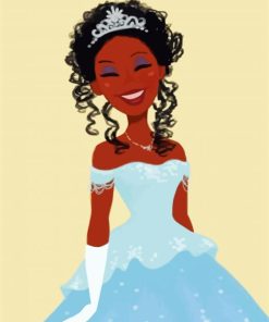 The Black Cinderella Princess Paint By Numbers