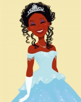 The Black Cinderella Princess Paint By Numbers